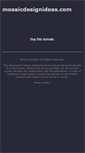 Mobile Screenshot of mosaicdesignideas.com